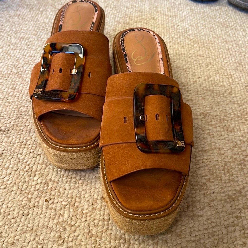 Sam Edelman platform slides. Super cute and wearable with almost anything!